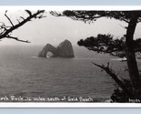 RPPC Arco Rock Color Oro Spiaggia O Oregon Unp Sands Foto Cartolina N6 - $7.13