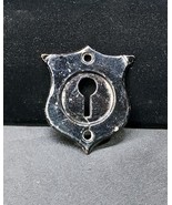 Large 2-1/4&quot; Antique Shield Key Hole Escutcheon, Salvaged Reclaimed - $14.57 CAD