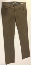 Woman’s GAP Jeans Limited Edition Straight Leg 26/2 Brown Cotton Blend - $14.25