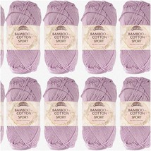 Bamboo Blossom Sport Yarn - 50g/Skein - Lilacs - 8 Skeins: Luxurious, eco-friend - £52.74 GBP