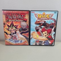 Anime DVD Lot Yu-Gi-Oh Battle City Duels Vol 5 and DICE #1 Adventures In Space - £10.93 GBP