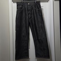 Vintage Avirex SONS OF MAYHEM Jeans Baggy Black Hip Hop Skater Men&#39;s 38x34 - $133.40
