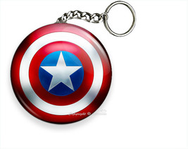 CAPTAIN AMERICA SHIELD THE FIRST AVENGER SUPER HERO KEYCHAIN KEY RING GI... - $18.99 CAD+