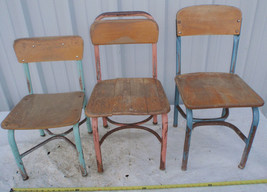 Lot Of 3 Vintage Childrens Chairs - $18.00