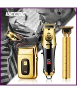 3pcs Men&#39;s Cordless Beard &amp; Hair Trimmer Kit | USB Rechargeable, LED Dis... - €45,88 EUR