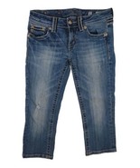 Miss Me Jeans Womens Blue Size 27 Capri Denim Design Pockets 29x20 JP5182P - £18.12 GBP