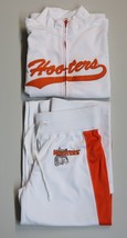 New AUTHENTIC HOOTERS ▪ White/Orange ▪ XS Jumpsuit Track Warm Up Suit X-... - £59.94 GBP