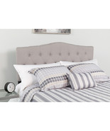 Twin Headboard-Gray Fabric HG-HB1708-T-LG-GG - $94.95