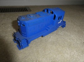 Vintage Lionel O Scale Blue Conrail Switcher Locomotive Body Shell - £22.15 GBP