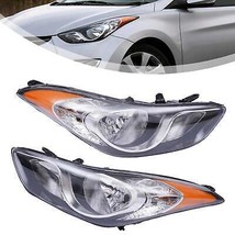 Headlights Pair for 2011-2013 Hyundai Elantra Sedan Driver and Passenger Side - $197.99