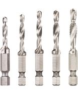 DEWALT Drill Tap Set, Impact Ready, 1/4-Inch, 5-Piece (DWADTQTR5SET) - $28.99