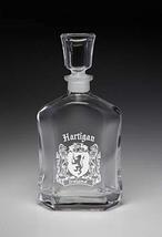 Hartigan Irish Coat of Arms Whiskey Decanter (Sand Etched) - £37.20 GBP