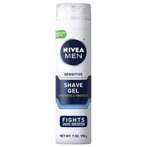 NIVEA Men Sensitive Shaving Gel - Protects Sensitive Skin From Shave Irritation  - £15.97 GBP