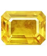 Piedra preciosa natural Pukhraj 10,25 Ratti zafiro amarillo certificado - £37.46 GBP