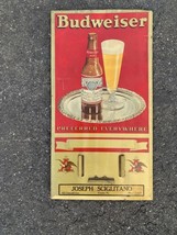 Vintage BUDWEISER sign advertisement  PREFERRED EVERYWHERE 22.5x12 - £219.56 GBP