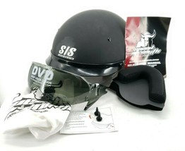 Speed and Strength SS400DVD DOT FMVSS No. 218 Motorcycle Helmet Open Face Size S - £62.90 GBP
