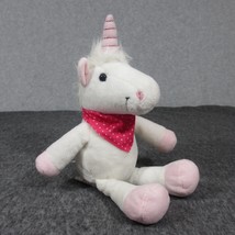 Kinder Unicorn 12 inch Plush Stuffed Animal Pink Bandana Stuffed Animal Toy - £8.92 GBP