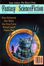 [Single Issue] Fantasy &amp; Science Fiction magazine April 1989 / Alan Dean Foster - £3.63 GBP