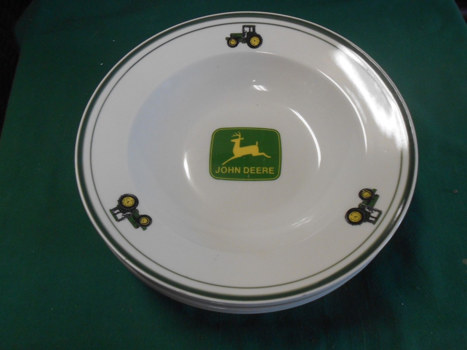 Primary image for Great JOHN DEERE "Nothing Runs Like A Deere"...4 PLATES  8.75"