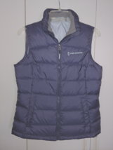Free Country Ladies Zip Blue Quilted Down VEST-S-WORN ONCE-NICE - £16.13 GBP