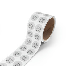 Durable Round Sticker Label Rolls - Scratch Resistant, Waterproof, and G... - £67.27 GBP+