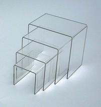 Clear acrylic riser set of 4 - $85.00