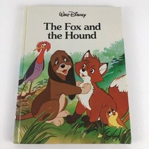 Walt Disney The Fox And The Hound Classic Large Hardcover Book Vintage 1988 - $16.78