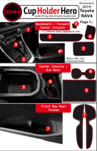 CupHolderHero Rav4 2019-2024 liners image 2