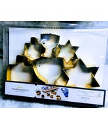 Target-Treshhold Stainless Steel (6) Cookie Cutter Set. ShipN24Hours. Ho... - $27.60