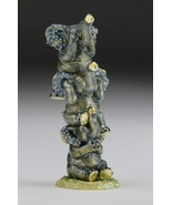 Faberge Handmade Keren Kopal Elephant Trinket Box &amp; Crystals...-
show or... - $108.21