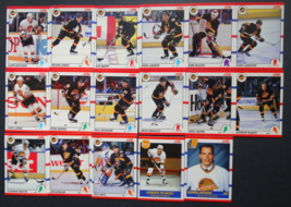 1990-91 Score Canadian Vancouver Canucks Team Set of 17 Hockey Cards - £1.17 GBP