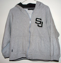 S EAN John Hooded ZIP-UP Sweatshirt (Boy&#39;s Size 12/14) Gray - Euc! - £19.92 GBP