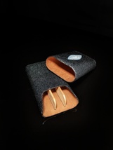 Brizard and Co. - The "Show Band" 3 Cigar Case - Stingray Black image 2