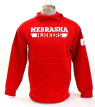 Adidas Red Cornhuskers Game Mode Pullover Hoodie Hooded Sweatshirt Men&#39;s NWT - £64.09 GBP