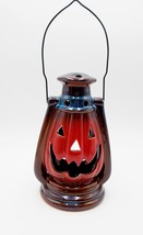Jack-O-Lantern Halloween Stoneware Pumpkin Tea Light 10 In Direct Intern... - $39.99