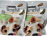 2 Pack Purina Beneful Baked Delights Snackers Accented With Apples Carro... - £19.23 GBP