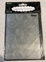 Darice Embossing Folder - Buttons Background - 1 Pc - New - 2012 - £6.88 GBP