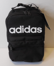 Adidas Santiago 2 Jersey Black White Boys Girls Lunch Bag Box Tote New - $21.73