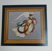 1994 Lavender &amp; Lace Victorian Design Cross Stitch (CHART) ANGEL OF AUTU... - £7.48 GBP