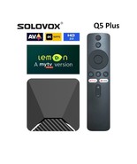SOLOVOX 2023 Q5 Plus Lemon Mytv Internet3 Android 11 STB S905W2 Quad Cor... - £48.15 GBP