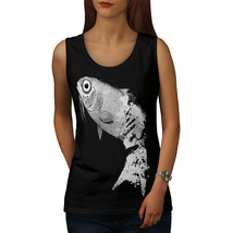 Wellcoda Fish Beast Wild Animal Sea Womens Tank Top - £17.35 GBP