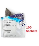 Starbucks Teavana Royal English Breakfast Tea Sachet 100 Sachets Fresh E... - $185.42 CAD