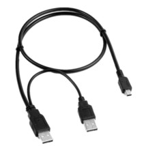 Usb Y Charger +Data Sync Cable Cord For Magellan Roadmate Rm 9020/T-Lm 9055/Lm/T - £15.00 GBP