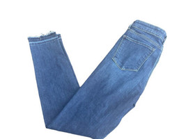 Women’s Lucky Brand Skinny Jeans Size 8 Raw Hem 10in Rise 29in Inseam EUC - £16.82 GBP