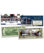 DONALD TRUMP 2017 OFFICIAL INAUGURATION U.S. $2 Bill w/ 2-Sided Certificate - £11.72 GBP