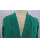 Black Label by Evan-Picone, Green sweater/cardigan Cropped Open Sz L   NWT - $25.00