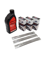 (3) 18&quot; Chain 3/8&quot; .058&quot; 68DL 591143468 (1) Qt Bar &amp; Chain Oil (9) 7/32&quot;... - £94.57 GBP