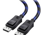 Cable Matters [VESA Certified] 6 ft Braided DisplayPort Cable 1.4, Suppo... - £15.79 GBP