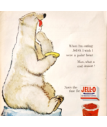 1954 Jell-O Gelatin Polar Bear Advertisement Dessert Snack Vintage DWJJ13 - $39.99