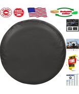 Durable UV Protected Black Tire Cover for 30-33 Inch SUVs, Trailers, and... - $884.69 MXN